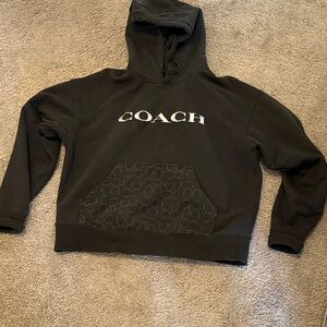 Coach Black Pullover Hoodie